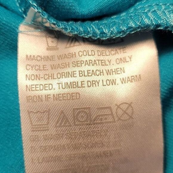 NWOT Isaac Mizrahi Live! Extended Shoulder Short Sleeve Knit Top Sz XS - Picture 6 of 10